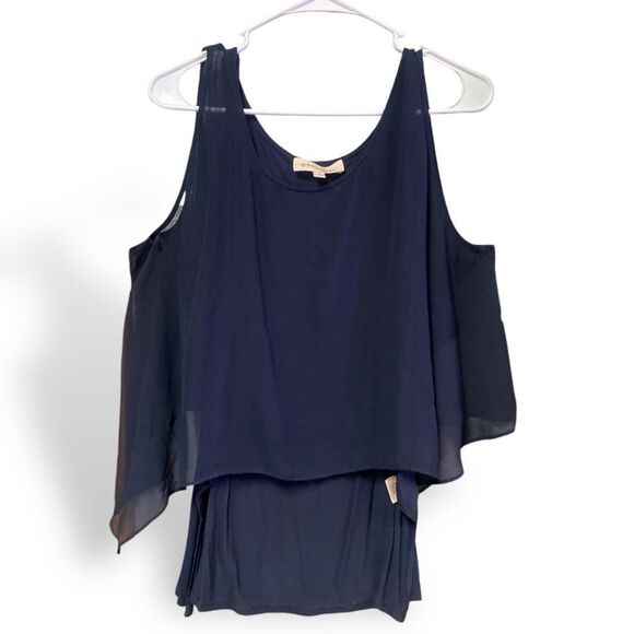 Philosophy Cold Shoulder Flutter Sleeve Top - Picture 2 of 4